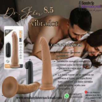 Consolador Vibrador 8.5 Dr. Skin SEXSHOP OLIVOS